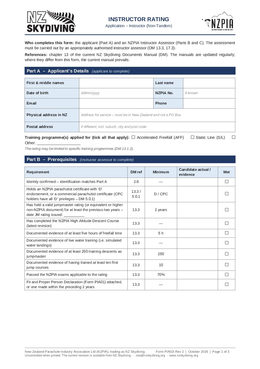 Instructor Rating Application